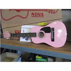 New - Child's guitar - pink