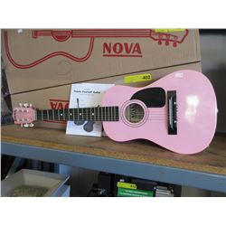 New - Child's guitar - pink