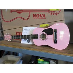New - Child's guitar - pink