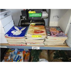45 Playboy magazines from the 70s & 80s