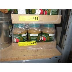 2 Cases of apple sauce