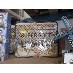 Queen size fleece blanket - gently used