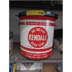 Vintage Kendall Gear lube can