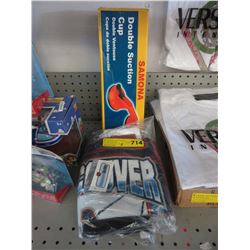 Vancouver Canucks towel & a double suction cup