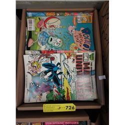 100 Assorted comic books