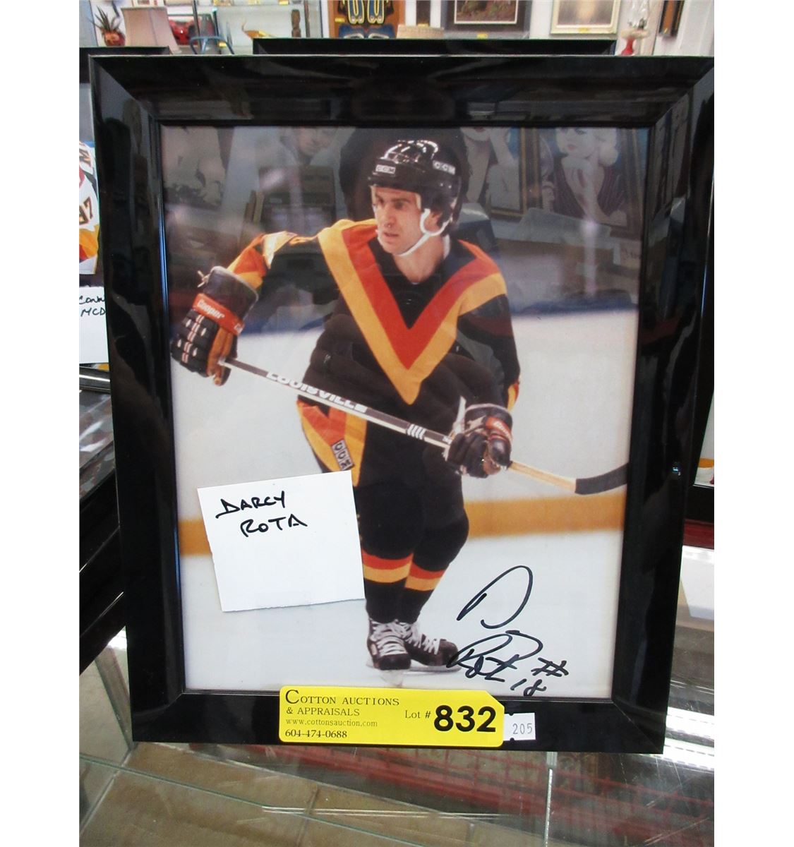 Autographed photo of Darcy Rota