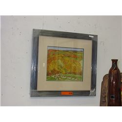 A.J. Carson print: "Credit Forks 1930"