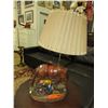 Image 1 : "Pala" glazed ceramic  figural lamp