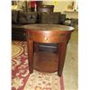 Image 1 : Round end table with drawer