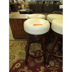 NEW - Pair of swivel pub stools