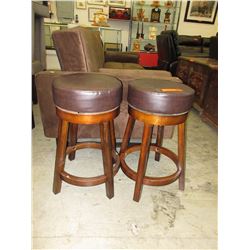 NEW - Pair of swivel stools