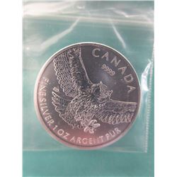 New Release! 2015 CDA $5 Horned Owl Silver Coin