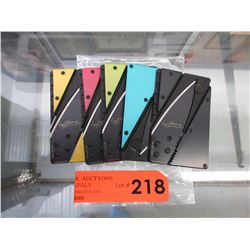 5 New Sinclair Cardsharp knives