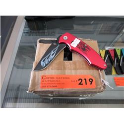 12 New folding knives
