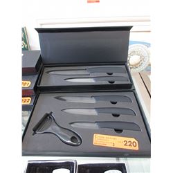 2 Sets of New ceramic knives