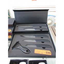 2 Sets of New ceramic knives