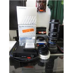 Mamiya RZ67 camera lens & accessories