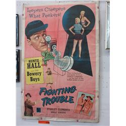 Vintage movie poster "Fighting Trouble"