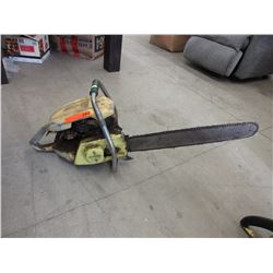 Used heavy duty gas powered chainsaw