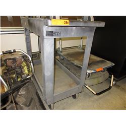 Used busboy cart on casters