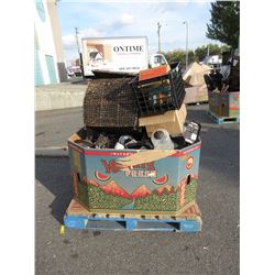 Skid of used & store return goods