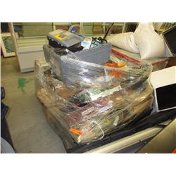 Skid of garage goods