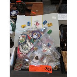 Collectible pins & patches.