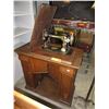 Image 1 : Vintage Singer sewing machine on oak base