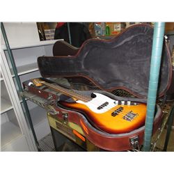 New Levi electric base guitar in fitted case