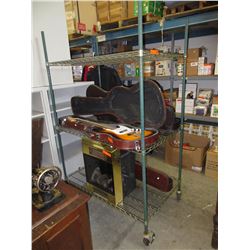 Used industrial rolling rack