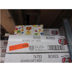 Case of Jelly Belly "Sours" gift boxes