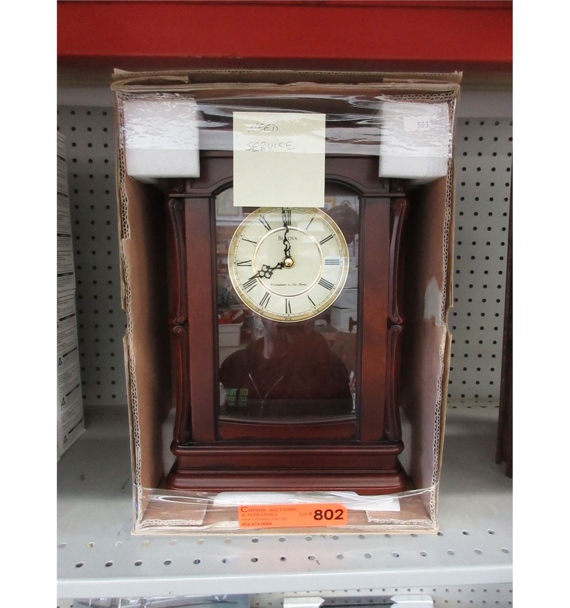 Bulova mantle clock battery operated