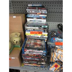 65 Used movie DVDs