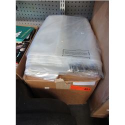 Case of new dry cleaning bags