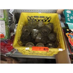 20 Vintage glass insulators