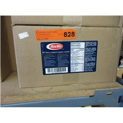 10 LB box of Barilla wavy lasagna noodles