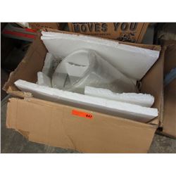 New - White porcelain urinal