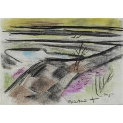 Norah McGuinness (1901-1980), SLOBLAND WITH BIRDS, signed with initials and inscribed to the...