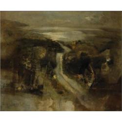 George Campbell RHA (1917-1979), ARDARA, COUNTY DONEGAL, signed lower left, oil on board...