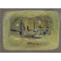 Patrick Collins HRHA (1910-1994), WEEDY FIELD AND TREES, signed and dated [1967] lower right;...