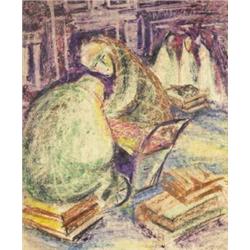 George Campbell RHA (1917-1979), WOMEN AT A MARKET, authenticated by the artist’s brother Art...