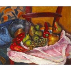 Renée O’Conor (neé Honta) (1894-1955), NATURE MORTE AUX FRUITS, oil on canvas, 53 by 64cm.,...