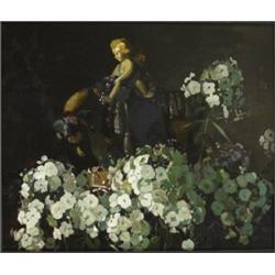 Herbert Davis Richter RI RSW ROI RBA (1874-1955), PHLOX, signed lower right; original gallery...