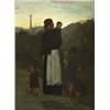 Image 1 : Mary Duncan (1885-1964), A YOUNG IRISH MOTHER, signed lower right, oil on canvas, 76 by 5...