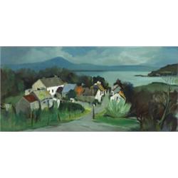 Douglas Manson Dennehy (b.1927), FARMSTEAD, DONEGAL, signed lower left, oil on board, 30...