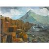 Image 1 : Anne Tallentire (b.1949), GIANTS CAUSEWAY, signed in monogram lower right, oil on board, ...