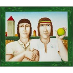 Barry Castle (b.1935), CHAMPION, signed with initials lower left and dated [1983] lower right...