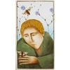 Image 1 : Barry Castle (b.1935), BOY AND MOTHS, signed with initials and dated [1995] lower right, oi...