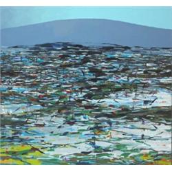 Charles Harper RHA (b.1943), LIMESCAPE (BURREN, COUNTY CLARE), signed and dated [1998] lower...