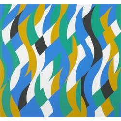 Bridget Riley (b.1931), ECHO, signed and dated [1998] lower right; inscribed with title and e...